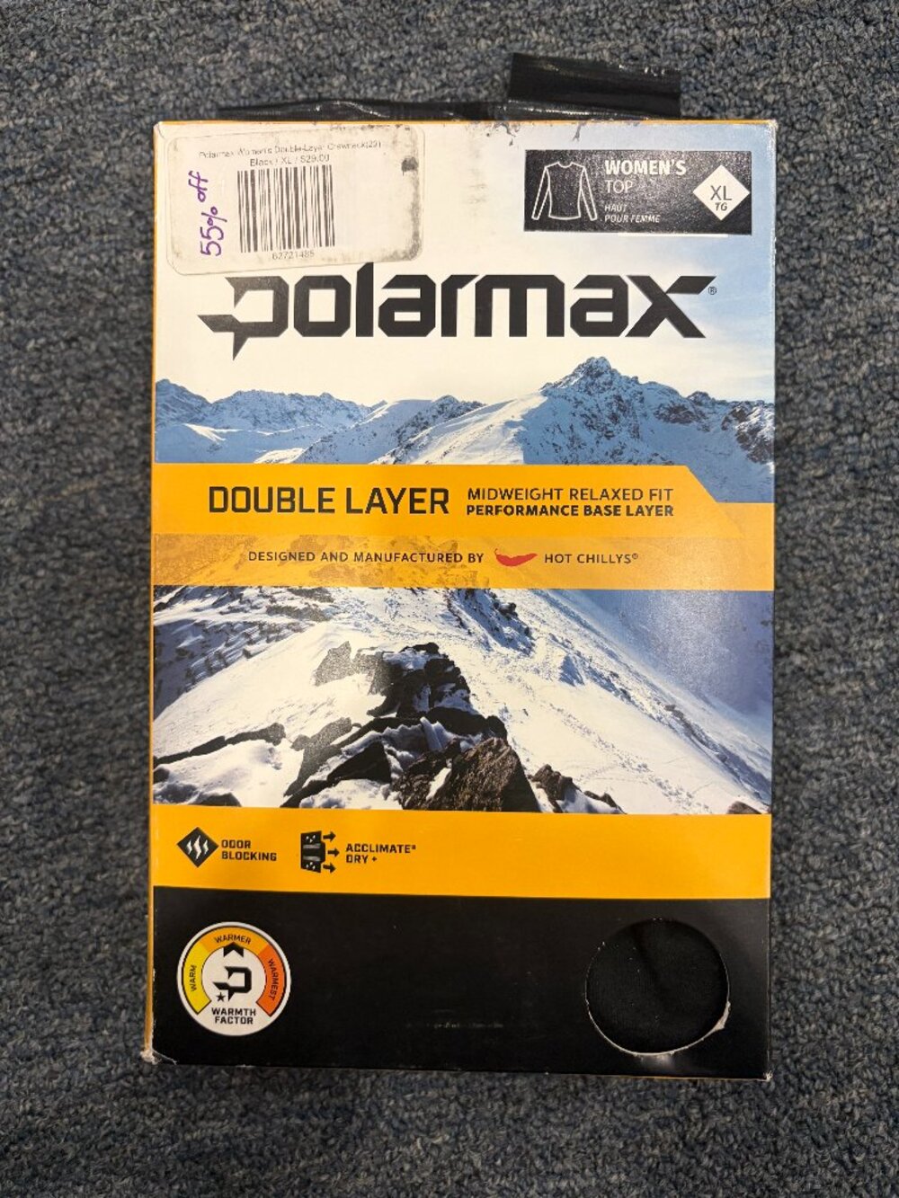 Polarmax Womens's Double-Layer Crewneck